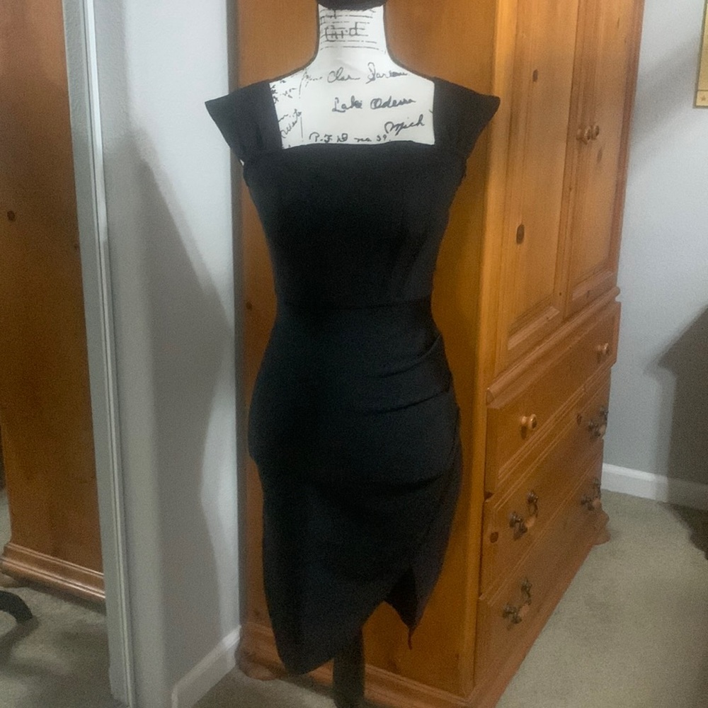 Sexy Black BodyCom Cocktail Dress